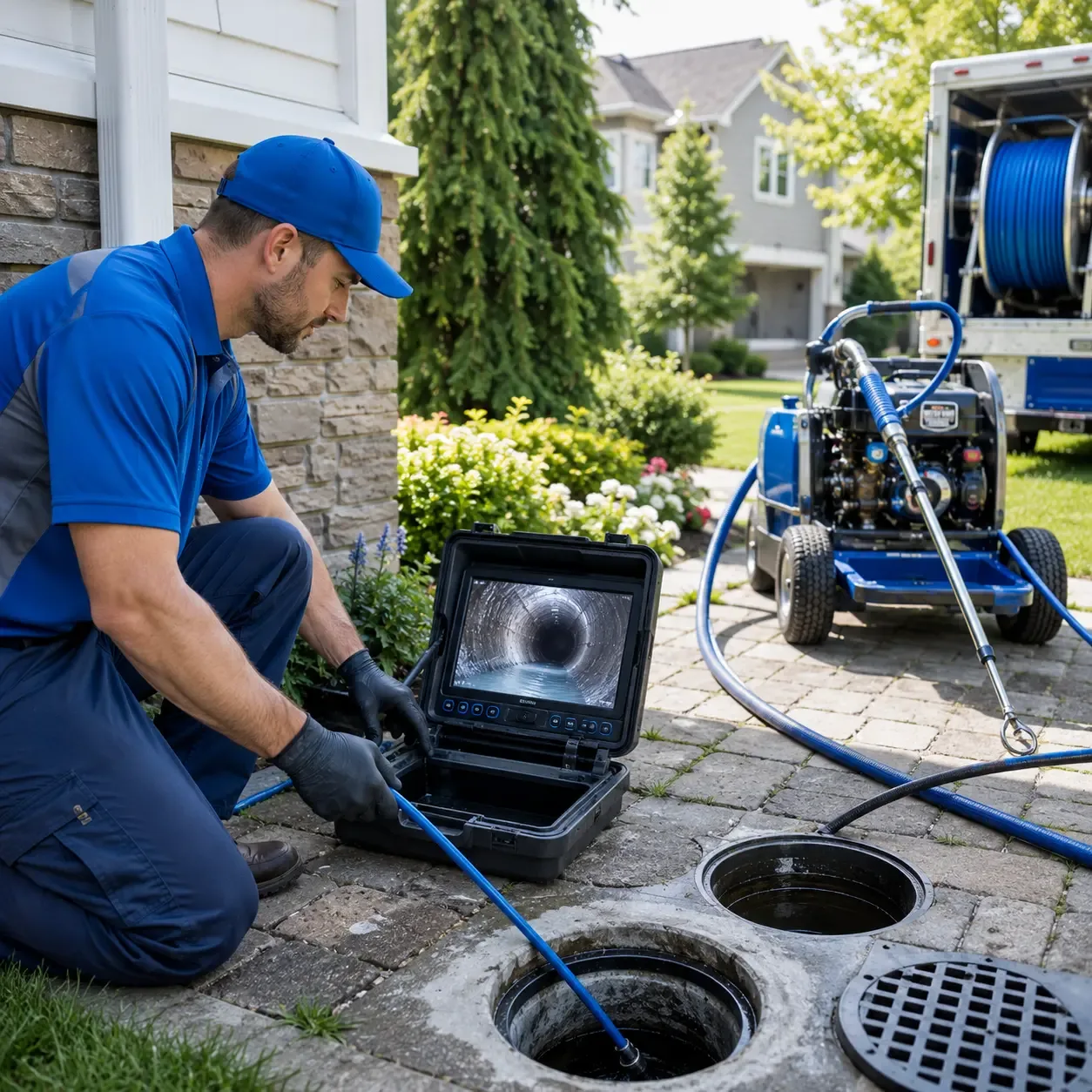 Outdoor drain cleaning professionals serving Ashfield, PA